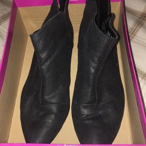 Black ankle booties